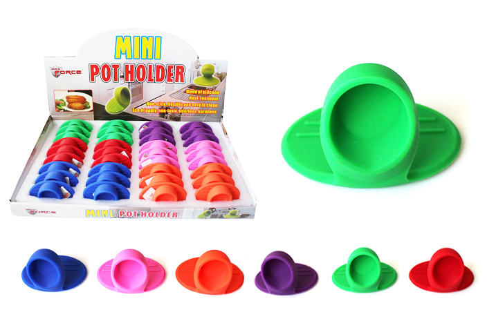 Multicolor Plastic Silicone Pot Holder